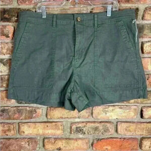 Target’s a new day Mid-waist shorts: olive green size 18 with a little stretch